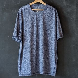 Zengjo Mens Dry Fit Shirt Blue Sz XXL